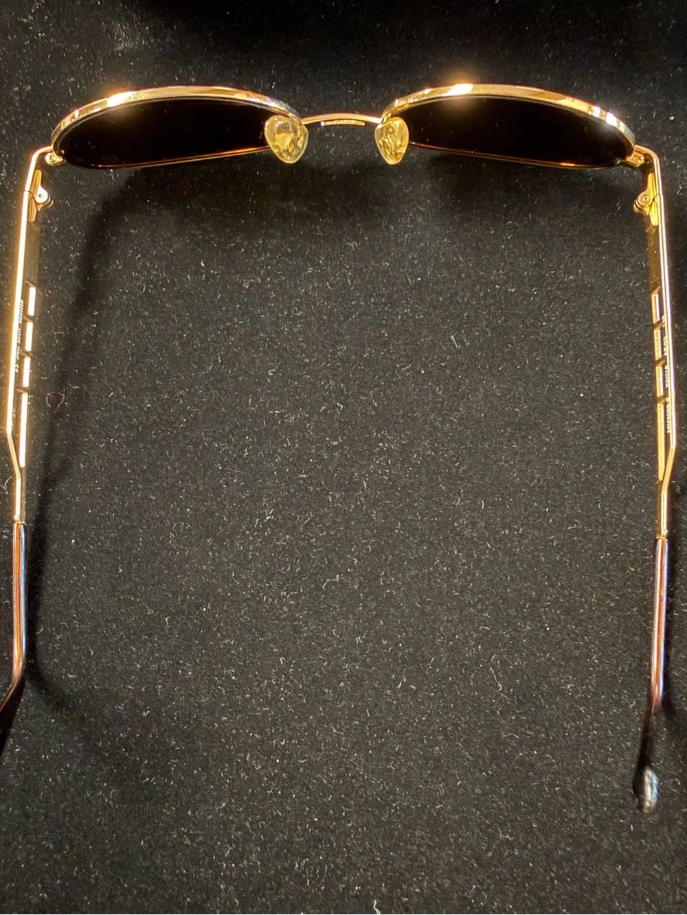Moschino Gold Frame Brown Lens Oval Men's Sunglasses
